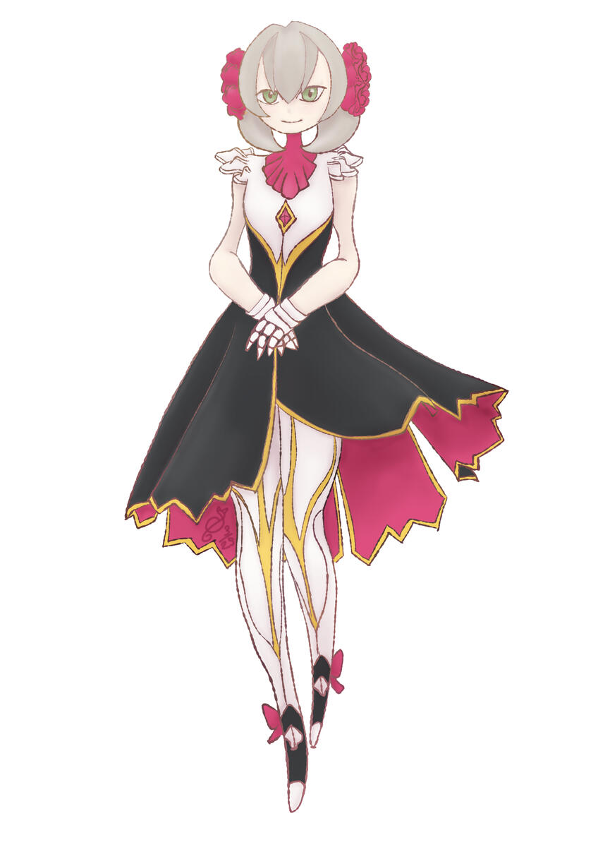 character mashup, full body, simple shading, Pokémon, Genshin Impact