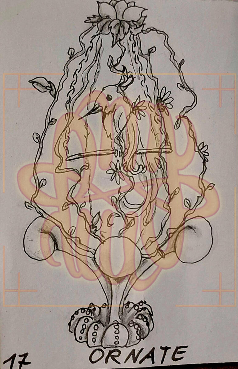 Inktober, traditional, animal, full body, object, bird, bird cage, minimal shading