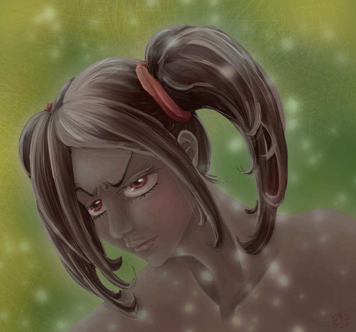 human, portrait, full render