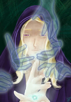 human, portrait, full shading, painterly