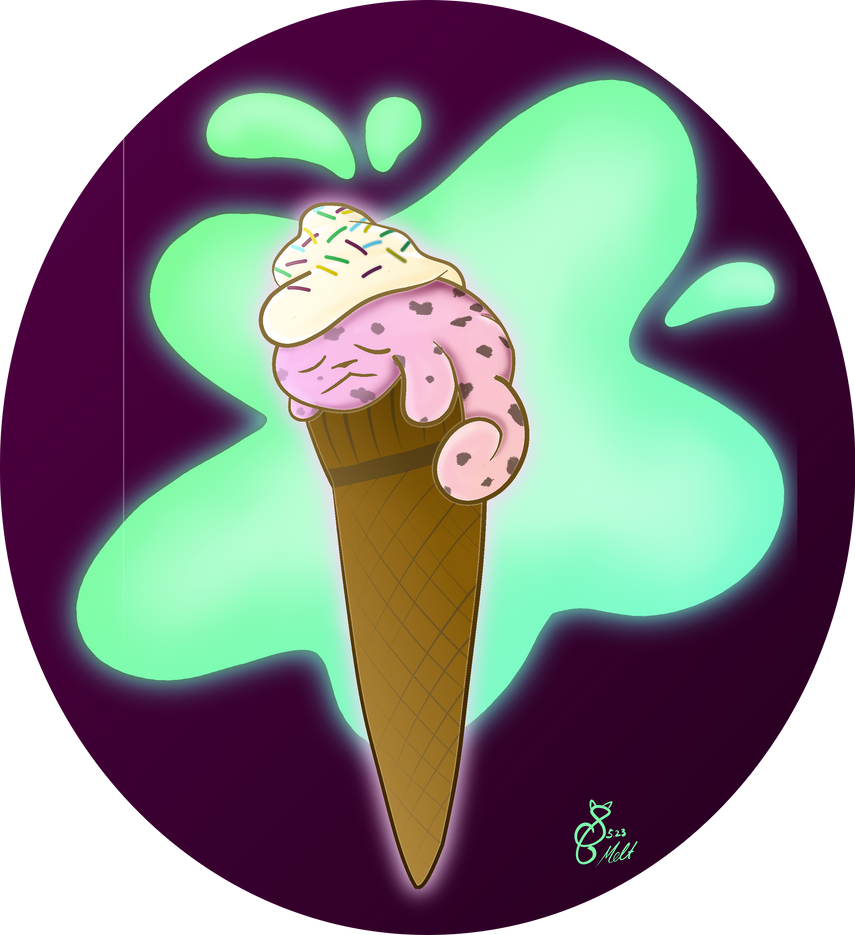 mood, minimal shading, sticker